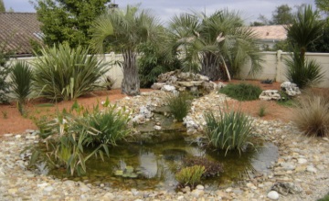 Aménagement paysager réalisé par un professionnel avec l'entreprise Pascal Paysages, paysagiste à Cursan